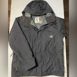 Burton Snowboard Jacket Mens Large Black Dryride Ski / Snowboard Coat Hooded